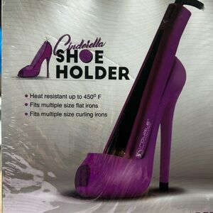 Cinderella Shoe Holder - Purple Heat-Resistant Styling Stand